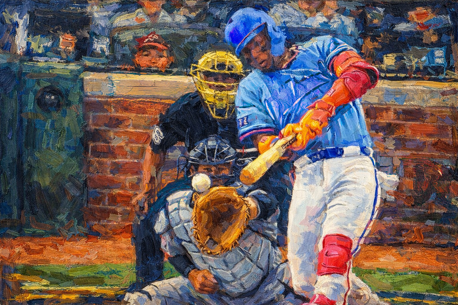 Baseball Player at Bat